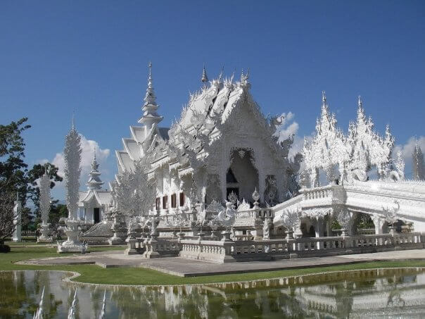 The White Temple i Chiang Rai, Nordthailand
