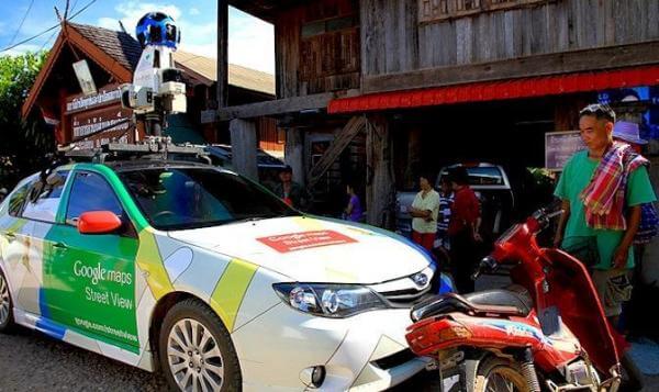 google car stopped in north thailand