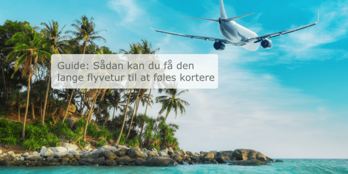 Sådan kan du få den lange flyvetur til at føles kortere