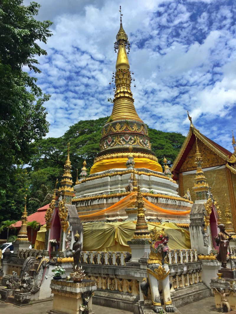 Tempel ved Ping River Cruise